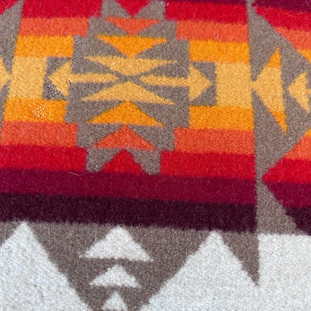 Pendleton Woolen Mills Chief Joseph wool decorative pillow. Nez Perce. Tribal. - Picture 4 of 16